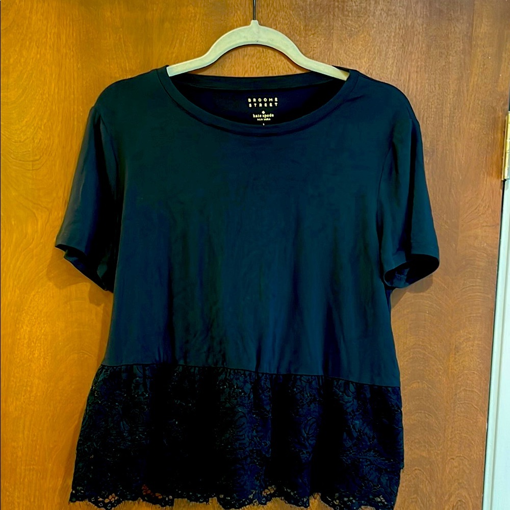 KATE SPADE NWOT LACE DETAILED TOP